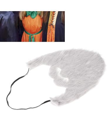 Halloween Party Fake Beard - Gray Costume Whiskers for Men | High-Quality Party Supplies - Buy Online on GoSupps.com