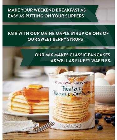 Stonewall Kitchen Farmhouse Pancake & Waffle Mix - Delicious Breakfast Essential - Buy Online on GoSupps.com