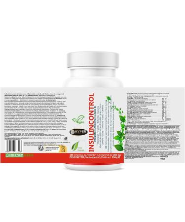 Hyper INSULINCONTROL 180 Comprim s - Compl ment alimentaire avec Berb rine Cannelle Gymnema Myo Inositol - Taux de Glyc mie M tabolisme Maintien des Niveaux Normaux de Glucose dans le Sang - Buy Online on GoSupps.com