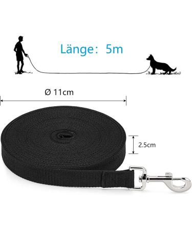 Fttouy Tow Leash for Dogs - Durable 5m/10m/15m/20m Nylon Training Leash with Padded Handle - Ideal for Large & Medium Dogs - Perfect Running Leash - Buy Online on GoSupps.com