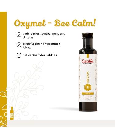 Ewalia for You & Me Oxymel - Bee Calm! Natural calm and serenity in any situation with soothing medicinal herbs! 100% natural without unnecessary additives made in Austria - 500 ml - Buy Online on GoSupps.com