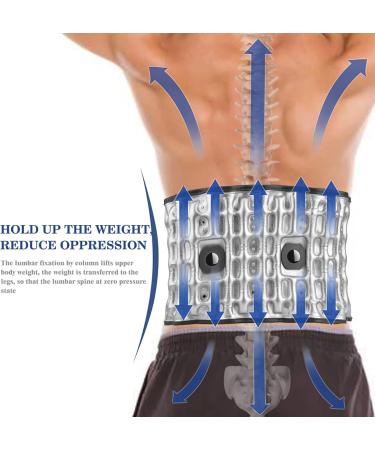 Flatible Lumbar Traction Device - Wireless Infrared Heating Back Belt for Pain Relief | Adjustable Waist 29-49 - Buy Online on GoSupps.com