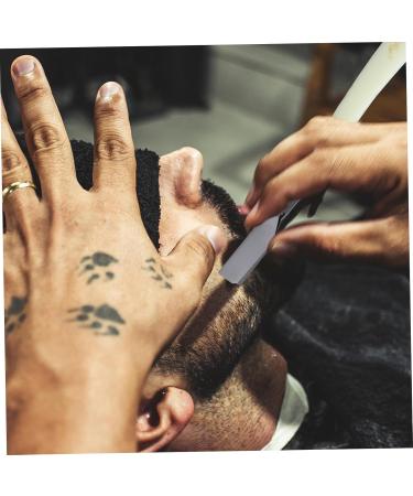 Angoily 4-Piece Metal Razor Blades Set for Men - Manual Hair Razor & Old-Fashioned Knife Holder - Buy Online on GoSupps.com