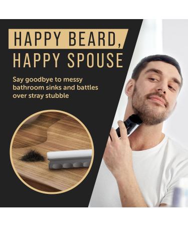 Maplefield Beard Bar Cleaning Tool Compact Hair Catcher for Sink | Easy Grooming Accessory with Soft Sponge & Wooden Handle | Perfect Gift for Men - Buy Online on GoSupps.com