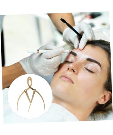 FRCOLOR 1pc Eyebrow Positioning Ruler Eyebrow Mapping Ruler Eyebrow Tattooing Positioning Ruler Appliance 1 count (Pack of 1) Golden - Buy Online on GoSupps.com