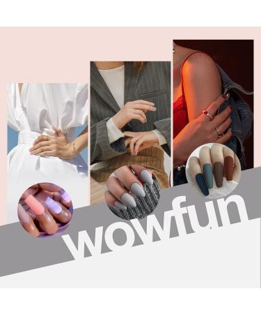 Wowfun 25Pcs Nude Gel Nail Polish Kit - Soak Off Set with Top Base Coat - Salon Quality at Home - Beauty Gifts for Her - Buy Online on GoSupps.com