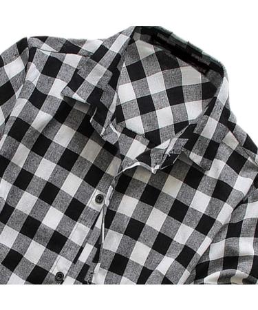 2022 Men's Stylish Cut Off Flannel T-shirt - Casual Slim Button Up Vest Vintage Cowboy Plaid Sleeveless Tank Top - Black Blue Medium - Buy Online on GoSupps.com