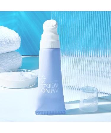  JPSDOWS Amino Acid Face Wash - Gentle Hydrating Facial Cleanser with Brush | 120g Oil Free Nourishing Face Wash for Oily Skin & Skin - Buy Online on GoSupps.com