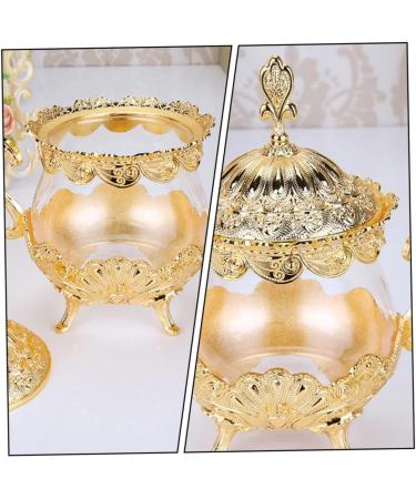 HOMSFOU 1pc Box Spice Jar Glass Terrarium with Lid Glass Food Storage Jar Glass Storage Container Sugar Server Retro Kitchen Canisters Seasoning Dispenser Jars Tea Pot Coffee - Buy Online on GoSupps.com