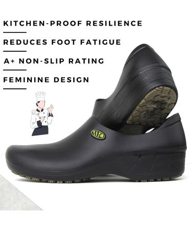Non-Slip Pro Chef Shoes for Women - Size 9 Black - Buy Online on GoSupps.com
