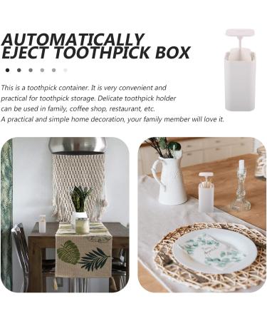 Zerodeko 3-Piece Mini Travel Floss Container Set - Automatic Cotton Holder & Toothbrush Base Tank - Perfect for On-the-Go Organization - Buy Online on GoSupps.com