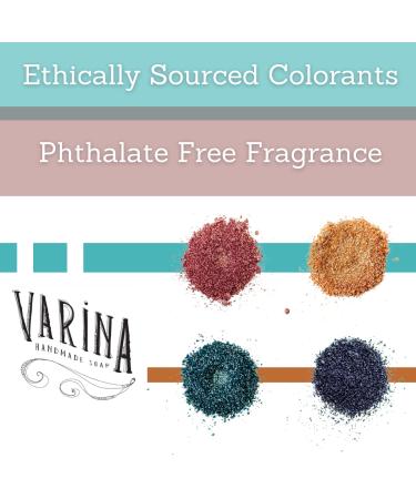 Varina Natural Carnival Variety Bar Soap Gentle Cleansing for Sensitive Skin | Sweet Vanilla | 5 Pack - 4.5 oz Each - Buy Online on GoSupps.com