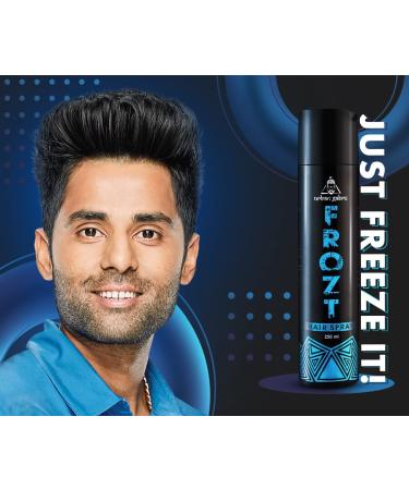 Ur'banGa'bru Frozt Hair Setting Spray (250 ml)|Hair Styling Spray| Extreme Hold for Men| Non Sticky | Fast Drying Black - Buy Online on GoSupps.com