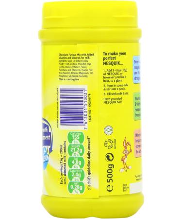 Nestle Nesquik Chocolate Flavour Milk Powder 2x500g Tubs - Buy Online on GoSupps.com