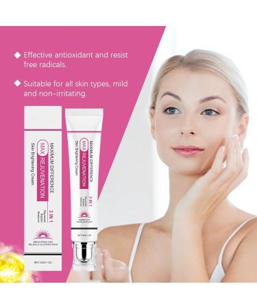 Kojic Acid Vitamin C (Ascorbic Acid) & Niacinamide Brightening Cream 1oz with Hyaluronic Acid & Glycerin Dark Spot Corrector & Even Skin Tone Moisturizer for Face Daily Hydrating Formula - Buy Online on GoSupps.com
