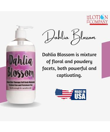 24-Hour Skin Therapy Lotion | Dahlia Blossom Fragrance | Paraben-Free | Made in USA | 16 oz Moisturizer with Aloe Vera - Buy Online on GoSupps.com