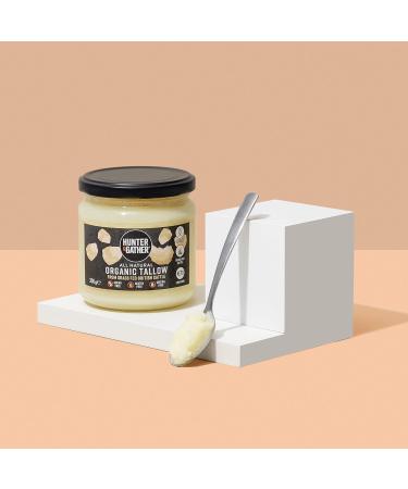Organic Grass Fed British Beef Tallow 300g | Hunter & Gather | Gluten-Free, Seed Oil-Free | Keto, Paleo | 100% Pure Ancestral Nutrition - Buy Online on GoSupps.com
