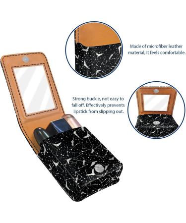 Travel Lipstick Organizer Case | Portable Makeup Bag With Mirror | Constellation Sky Map T402c3smmd Shop Now for International Shipping - Buy Online on GoSupps.com
