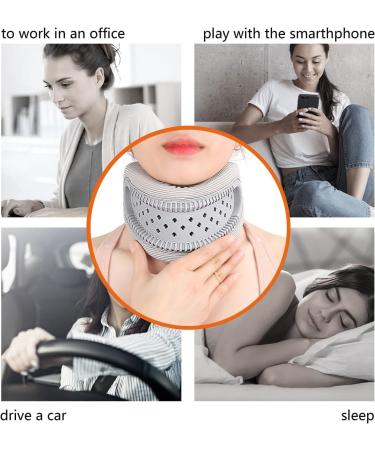 2024 New Neck Brace for Neck Pain and Support Adjustable Cervical Collar for Sleeping Soft Foam Neck Protectors Wraps Keep Vertebrae Stable and Aligned Women & Men Cervical Spine Pressure (B) - Buy Online on GoSupps.com