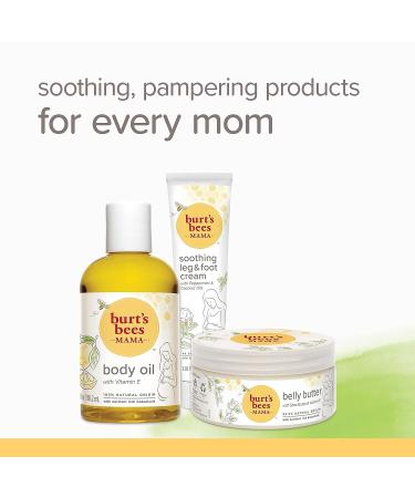 Burt's Bees Mama Bee Leg and Foot Creme 3.38oz | Soothing Relief for Pregnancy Swelling and Discomfort - Buy Online on GoSupps.com