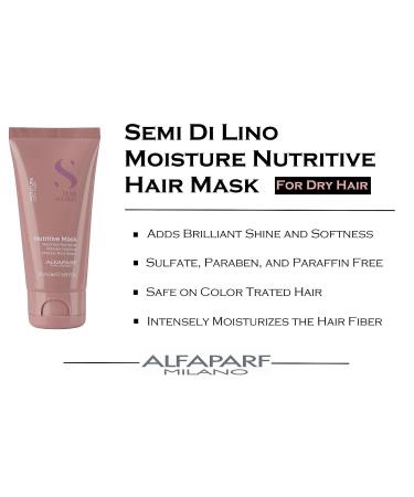 Alfaparf Milano Semi Di Lino Moisture Nutritive Travel Size Mask 1.69 fl. oz - Buy Online on GoSupps.com