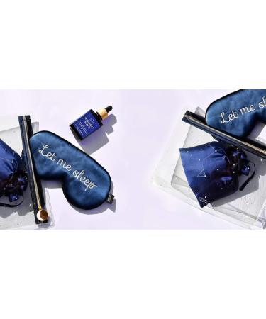 MOONLIT SKINCARE Silk Sleeping Eye Mask - 100% Mulberry Silk - Cute Luxury Mask for Sleep, Travel & Gifting - Buy Online on GoSupps.com