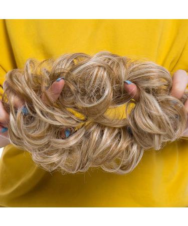 SEGO Thick Hair Tie Dutt Extensions - #27H613 Sandy Brown & Blonde Updo Accessories for Effortless Style | International Shipping - Buy Online on GoSupps.com