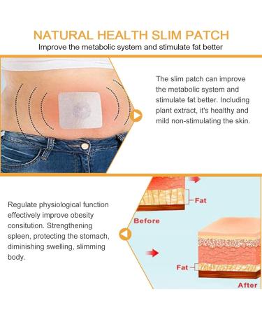 Slim Patch & Belly Fat Burner - All Natural Slimming Wonder Patch | Ultimate Body Wrap for Weight Loss & Cellulite Removal (50PCS) - Buy Online on GoSupps.com