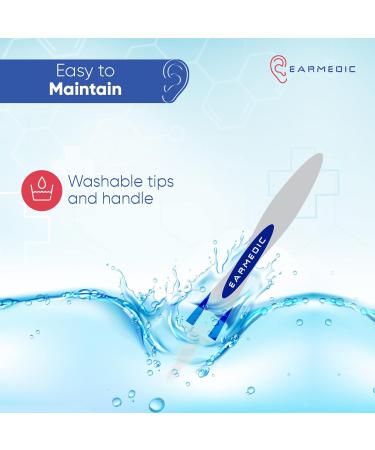 Silicon Spiral Ear Wax Removal Kit - Gentle Ear Cleaner Tool for Ear Wax Removal and Ear Pick - Buy Online on GoSupps.com