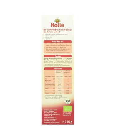 Holle Organic Baby Porridge Muesli | Nutrient-Rich Baby Food (250g) - International Shipping Available - Buy Online on GoSupps.com
