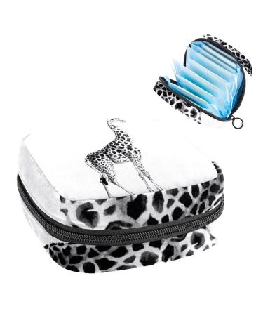 Women's bonds Storage Pockets Still Pad Waller Vintage Giraffe portable period kit pocket feminine product bag for women girls color2