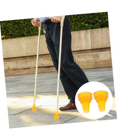 Premium Healeved Crutch Tips - Slippery Mat Hiking Stick Covers for Travel - Durable Foot Support Accessories | 8.5x6.5cm - Alpine Style - International Shipping - Buy Online on GoSupps.com