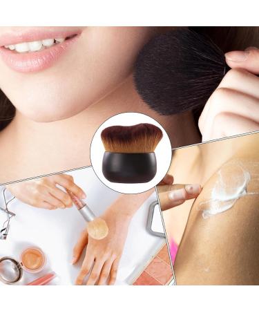 Tanning brush Extra tanning applicator with dense bristles body coverage applicator foundation applicator for neck arm and back concealer contouring makeup Black - Buy Online on GoSupps.com