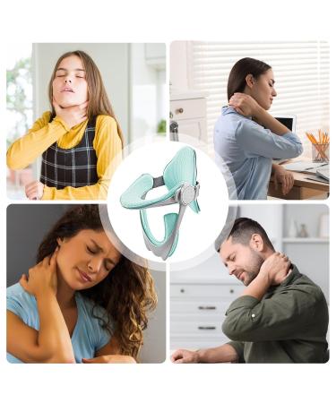 Muflydo Cervical Neck Brace Adjustable | Posture Corrector Front Neck Brace Cervical Support - Forward Head Posture Correction Cervical Neck Traction for Watching Videos - Buy Online on GoSupps.com
