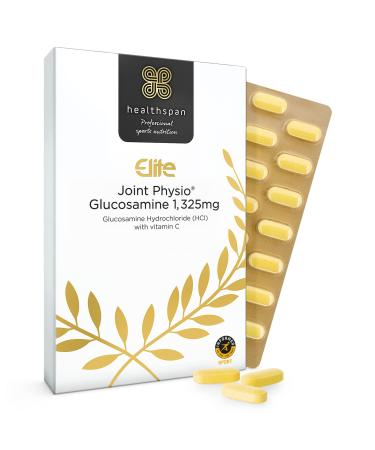 Healthspan Elite Glucosamine 1 325mg (4 Months Supply) | Supports Joint Cartilage & Bone Health | Added Vitamin C | All Blacks Official Partner | Informed Sport Accredited | Vegan & Shellfish Free - Buy Online on GoSupps.com