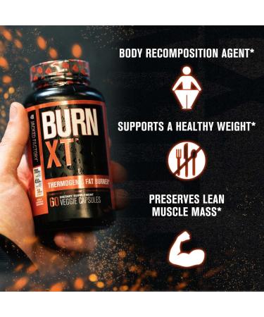 Burn XT Thermogenic Fat Burner & Lean PM Nighttime Weight Loss Supplement - 60 Veggie Diet Pills - Buy Online on GoSupps.com