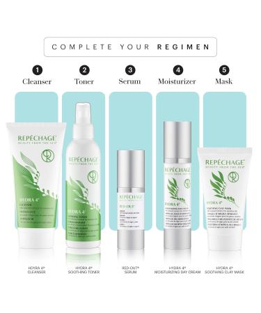 Repechage Hydra 4 Soothing Toner - Hydrating Witch Hazel Spray for Sensitive Skin | Gentle Facial Toner for Men & Women | 6 fl oz - International Shipping - Buy Online on GoSupps.com