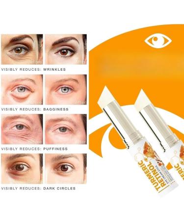 SIMAIT Eye Serum Turmeric Eye Cream Stick Relieves Puffiness and Bags Under Eyes Reduces Fine Lines Firms Skin Around Eyes - Buy Online on GoSupps.com