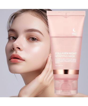 Collagens Night Wrapping Maskss collagens Real Deep Hydrating Maskss collagens Overnight Maskss For Hydrate collagens Overnight Wrapping Peel Off Facial Maskss Smooth Skin Collagens Maskss - Buy Online on GoSupps.com