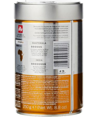 illy Coffee Beans Arabica Coffee Beans Selection Ethiopia 250 g (Pack of 2) - Buy Online on GoSupps.com