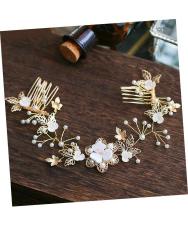 DOITOOL Tiara Bridal Headbands Wedding Hair Combs Hair Accessories for Flower Girls Wedding Headpiece Wedding Hair Clips Prom Hairpin Bride - Buy Online on GoSupps.com