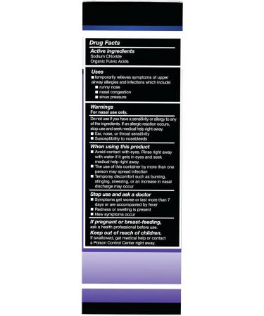 Novid Nasal Spray 1.01 Fl Oz - 100% Natural Sinus Protection with FulvicFusion - Buy Online on GoSupps.com