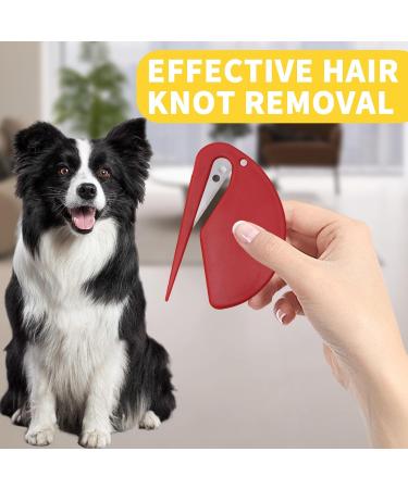 Display Knife Cat - 10-Piece Knot Comb Set for Pet Care | Hair Removal & Massage Tool for Cats (Red) - Buy Online on GoSupps.com