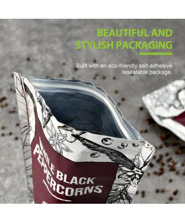 Whole Black Peppercorns 16oz + Himalayan Pink Salt 2lb Set - Salt and Pepper Grinders Refill Pack - Buy Online on GoSupps.com