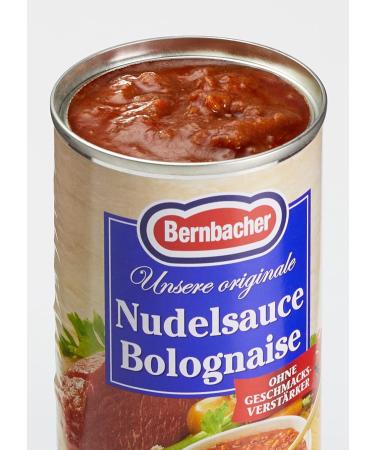 Bernbacher Pasta Sauce Bolognese - 170 ml Can (Pack of 2) | Authentic Italian Flavor | Buy Internationally Online - Buy Online on GoSupps.com