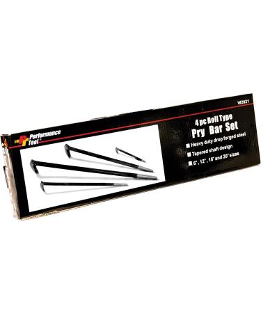 Performance Tool W2021 4-Piece Roll Type Pry Bar Set - Buy Online on GoSupps.com
