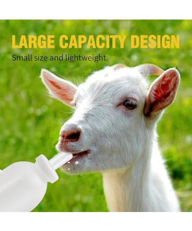 2000ML Animal Feeding Bottle with 10 Nipples - Ideal for Lambs, Goats, Calves, Sheep, and Piglets - Buy Online on GoSupps.com