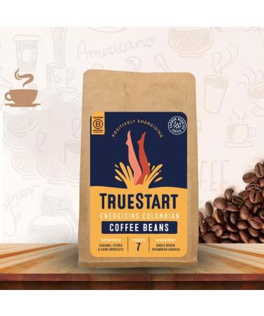 TrueStart Ground Coffee Beans Pick N Mix - Choose From 6 Flavours | Energising-Colombian-Ground Super-Blend-Ground Bright-Brazilian-Ground Energising-Beans - Pack of 4 X 200g 200 g (Pack of 4) - Buy Online on GoSupps.com
