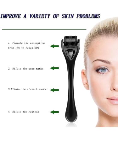 Redodo 2 Beard Rollers (0.5mm & 1mm) - Microneedle & Scar Roller for Beard Growth | International Shipping - Buy Online on GoSupps.com