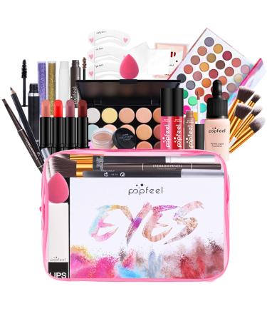 FantasyDay 5st make-up set care set make-up kit cosmetics set christmas makeup makeup makeup makeup set with mascara eyeliner eyebrow pencil lipstick and concealer stick #3